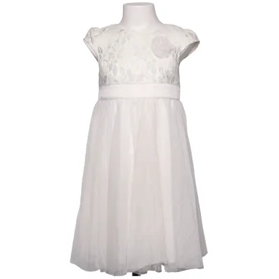 Brudnäbbsklänning (Vit) från Young Dimension Polyester