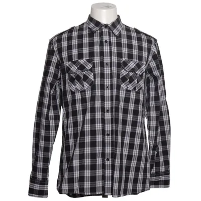 Chemise en flanelle (Noir, Blanc) de Smog Coton, Polyester