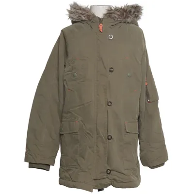 Parka (Vert) de Johnnie B Acrylique, Coton, Élasthane, Polyamide, Polyester