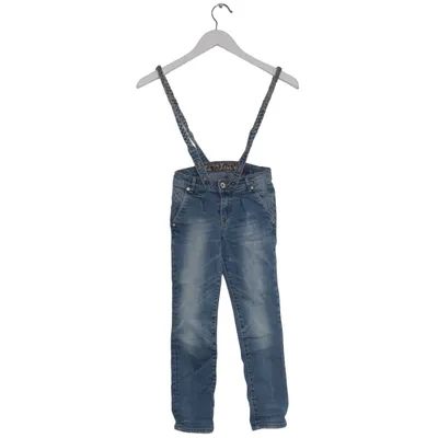 Dungaree shorts (Blue) from Retour Denim Cotton, Elastane