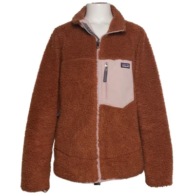 Fleece jacket (Brown, Beige) from Patagonia Nylon, Recycled polyester