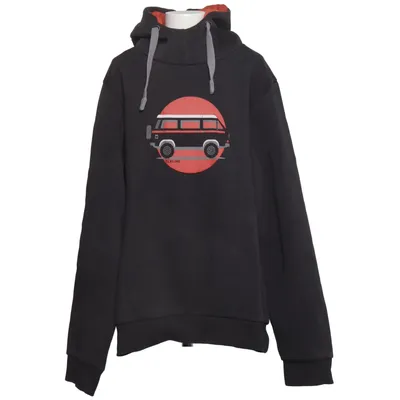 Hoodie (Gray, Red) from Elkline Cotton, Elastane, Polyester