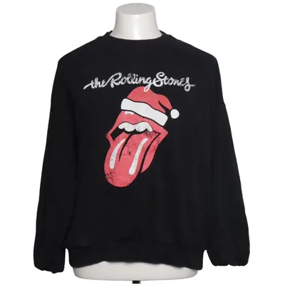 Sweatshirt (Black, Multicolored) from The Rolling Stones Cotton, Polyester