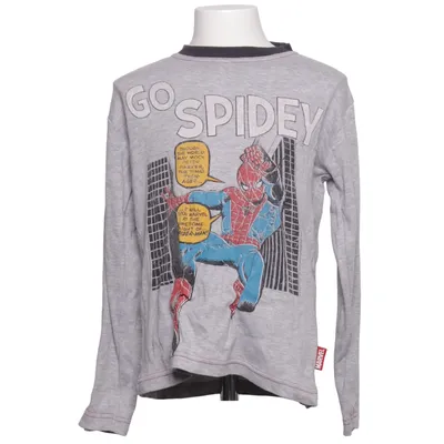 Lange mouwen shirt (Grijs, Meerkleurig) van Spiderman Katoen, Polyester