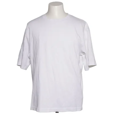 T-shirt (Wit) van Uniqlo U Katoen, Elastaan, Gerecycled polyester