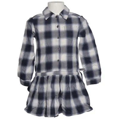 Robe chemise (Bleu, Blanc) de Maan Coton