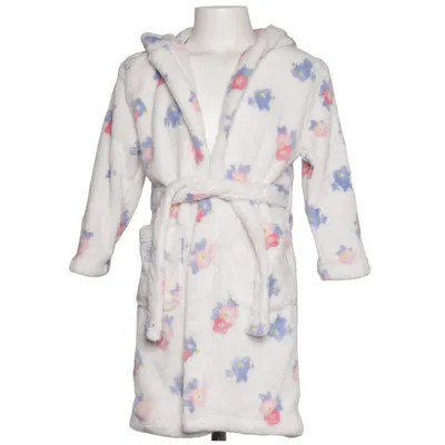 Bathrobe (White, Multicolored) from Mothercare Polyester