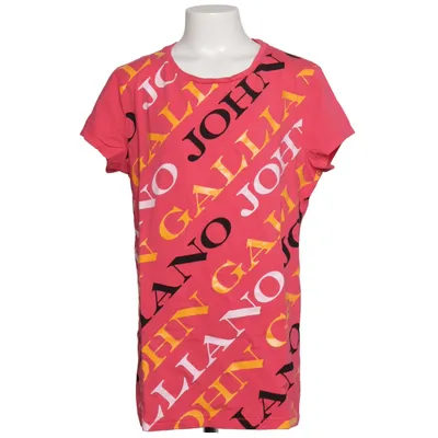 T-shirt (Röd, Flerfärgad) från John Galliano Bomull, Elastan