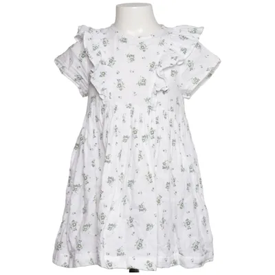 Klänning (Vit, Grön) från Petit Bateau Ekologisk bomull