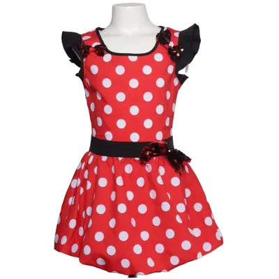 Maskeradkläder (Röd, Vit, Svart) från Deiters Polyester