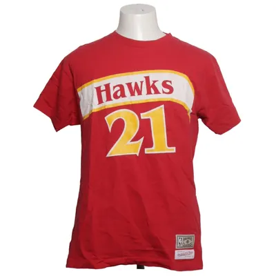 T-shirt (Red, White, Yellow) from Hardwood Classics x Mitchell & Ness Cotton