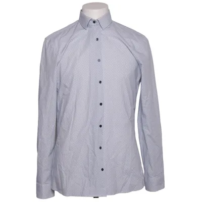 Shirt (Blue, White) from Dicel Cotton, Elastane, Polyester
