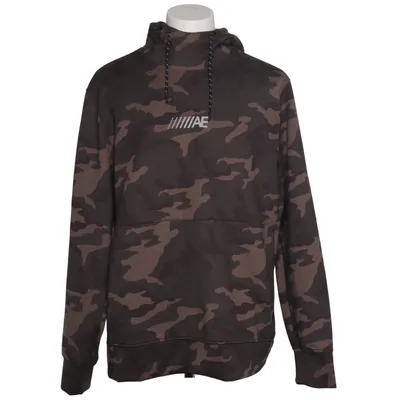 Kapuzenpullover (Grün, Braun) von American Eagle Elasthan, Recyceltes Polyester