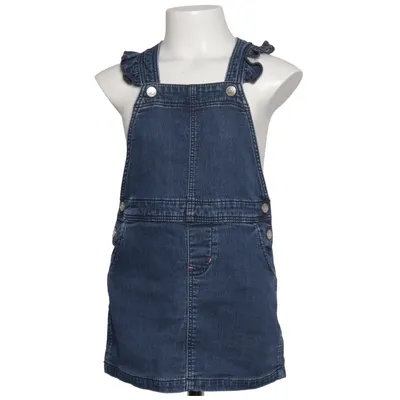 Robe salopette (Bleu) de Petit Bateau Coton, Élasthane, Polyester