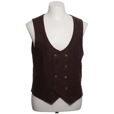 Suit vest (Brown) from Moda & Moda Polyester, Wool