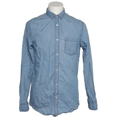 Denim shirt (Blue) from Monoprix Homme Cotton