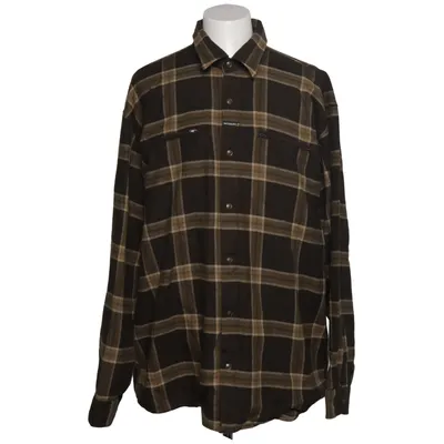 Chemise en flanelle (Vert, Beige) de Woodline Coton