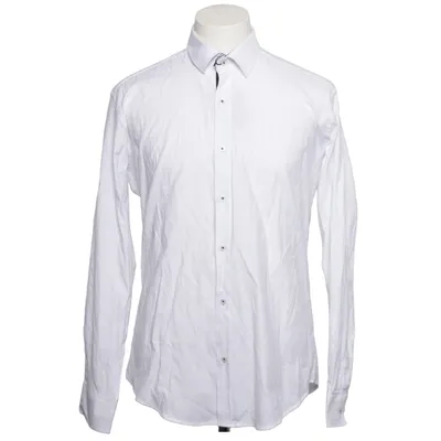 Skjorte (Hvid) fra Kayhan Bomuld, Elastan, Polyester
