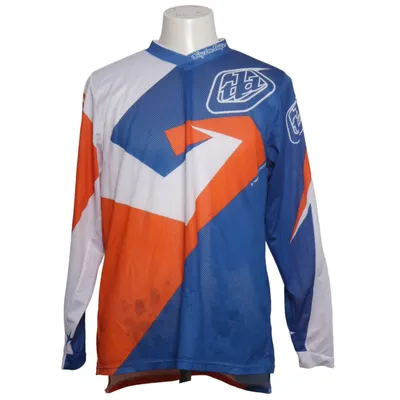 Trainingsoberteil (Blau, Orange, Weiß) von Troy Lee Designs Polyester