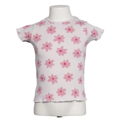 T-shirt (Pink, White) from Zara