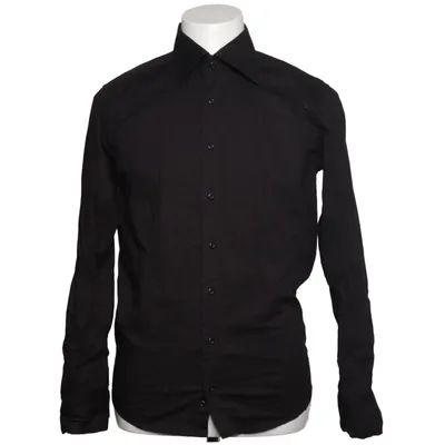 Shirt (Zwart) van Merish Katoen, Elastaan