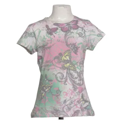 T-shirt (Vit, Rosa, Grön) från Here + There by C&A Bomull, Polyester