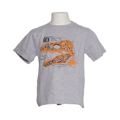 T-shirt (Grå, Orange) från Jurassic World Bomull, Polyester