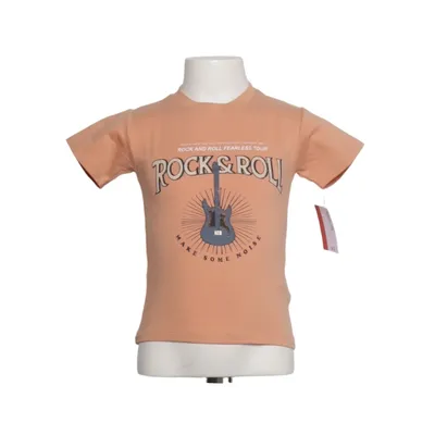 T-shirt (Beige) fra Dirkje Bomuld, Elastan