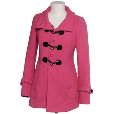 Duffle coat (Pink) from Jane Norman Polyamide, Polyester, Wool
