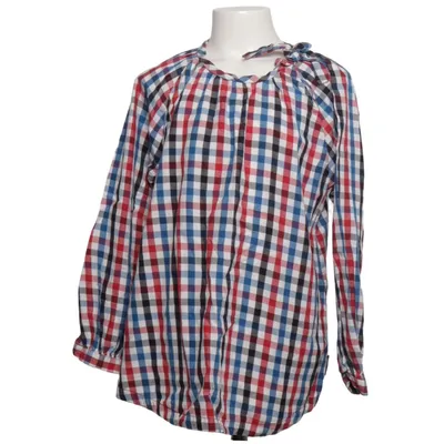Blouse (Red, Blue, White) from Polarn O. Pyret Cotton