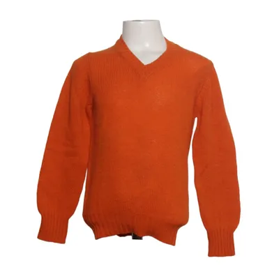 Pullover (Orange) von Shetland Wolle
