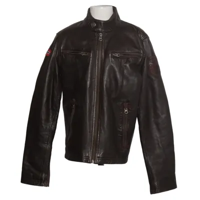 Veste en cuir (Kids Rider) de Napapijri Cuir, Polyester