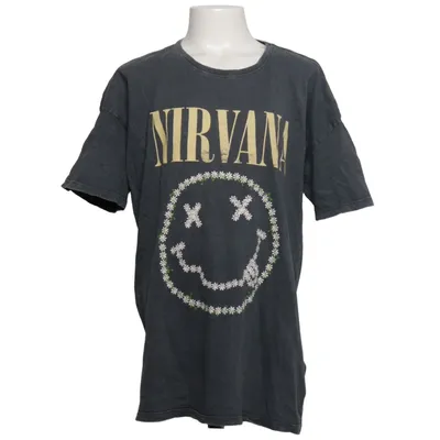 T-shirt (Gris) de Nirvana Coton