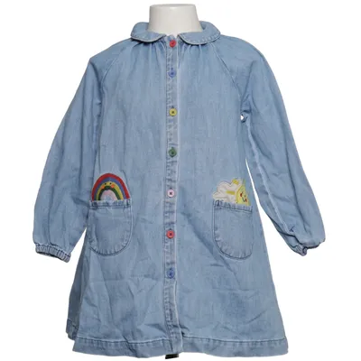 Jeansklänning (Blå, Flerfärgad) från Mini Boden Bomull