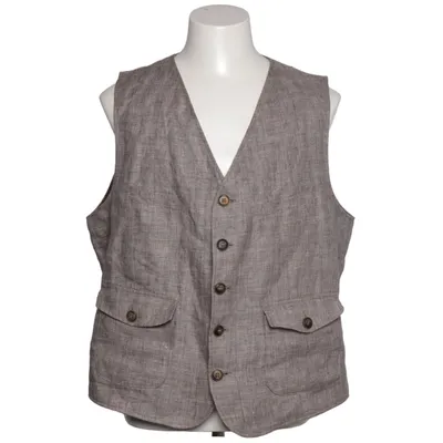 Suit vest (Gray) from Beavers Cotton, Linen, Polyester
