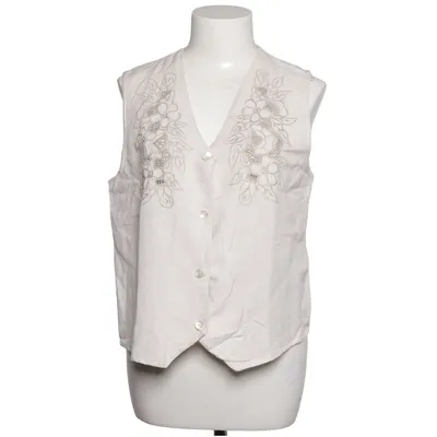 Vest (Beige) from DeVille Cotton, Linen, Viscose