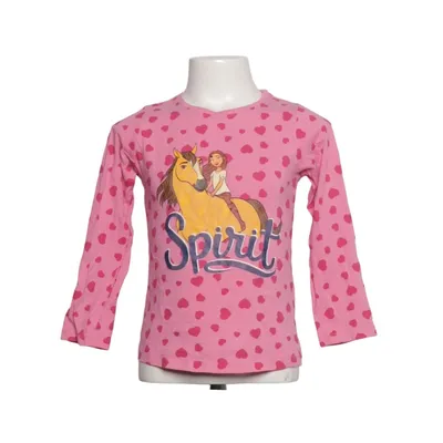 T-shirt à manches longues (Rose, Multicolore) de Dreamworks Coton