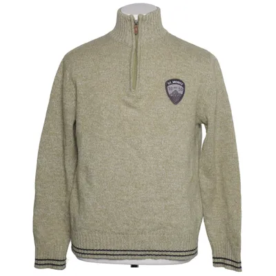 Sweater (Grøn) fra Charles Vögele Akryl, Uld