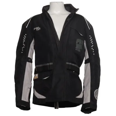 Motorcycle jacket (Black, Gray) from Probiker Polyester