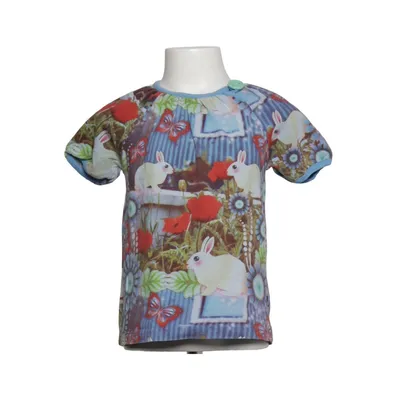 T-shirt (Blue, Multicolored) from Molo Cotton, Elastane