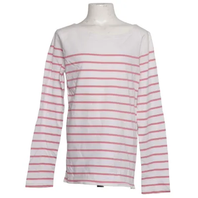 Långärmad t-shirt (Vit, Rosa) från CFK Bomull