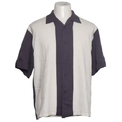 Chemise à manches courtes (Bleu, Blanc) de Cubavera Polyester, Viscose