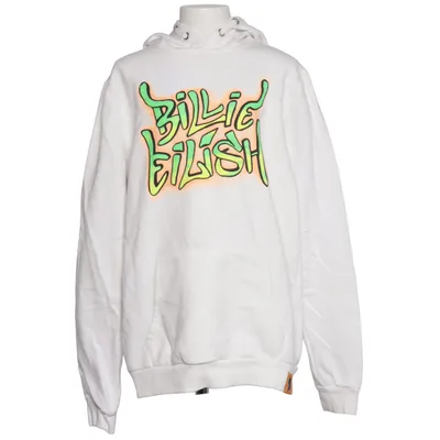 Huvtröja (Vit) från Billie Eilish Bomull, Polyester