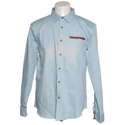 Skjorte (Blå) fra Coofandy Bomuld, Elastan, Polyester