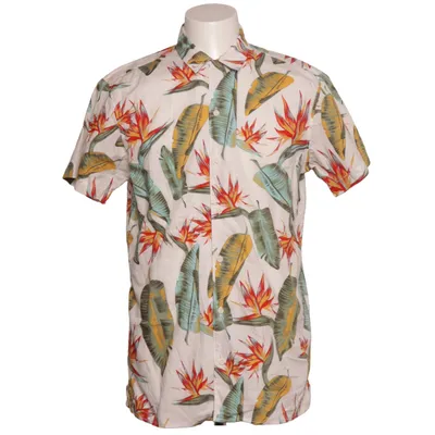 Kortärmad skjorta (Vit, Flerfärgad) från Jack & Jones Originals Bomull