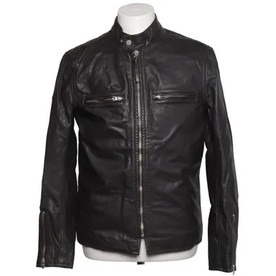 Leren jack (Grijs) van Superdry