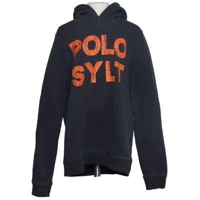 Kapuzenpullover (Blau, Orange) von Polo Sylt Baumwolle, Polyester