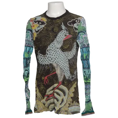 Long sleeve T-shirt (Black, Multicolored) from Custo Barcelona Cotton