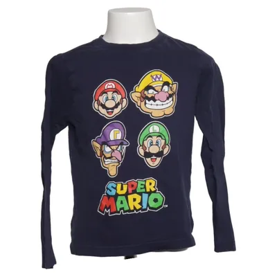 Long sleeve T-shirt (Blue, Multicolored) from Super Mario