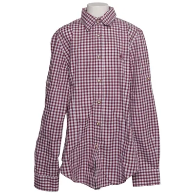 Chemise (Rouge, Blanc) de Trachten Coton